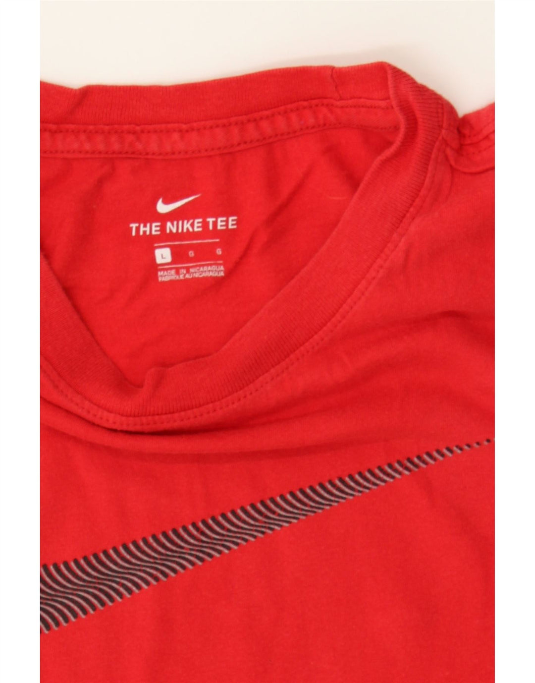 NIKE Boys Graphic T-Shirt Top 12-13 Years Large Red Vintage Nike and Second-Hand Nike from Messina Hembry 