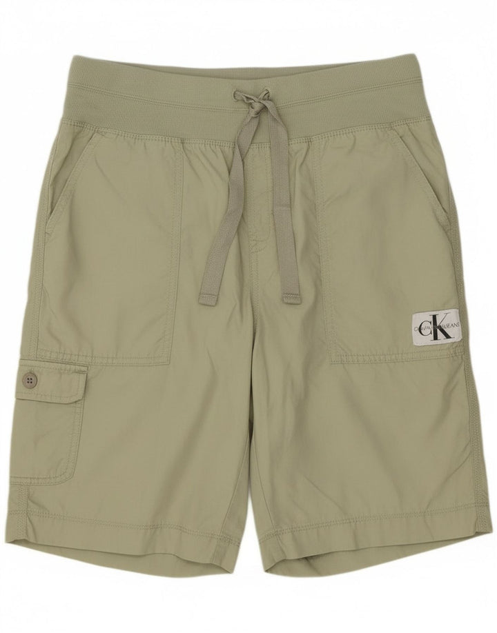 Calvin Klein Chino Shorts Medium W30 Khaki Bomuld til kvinder