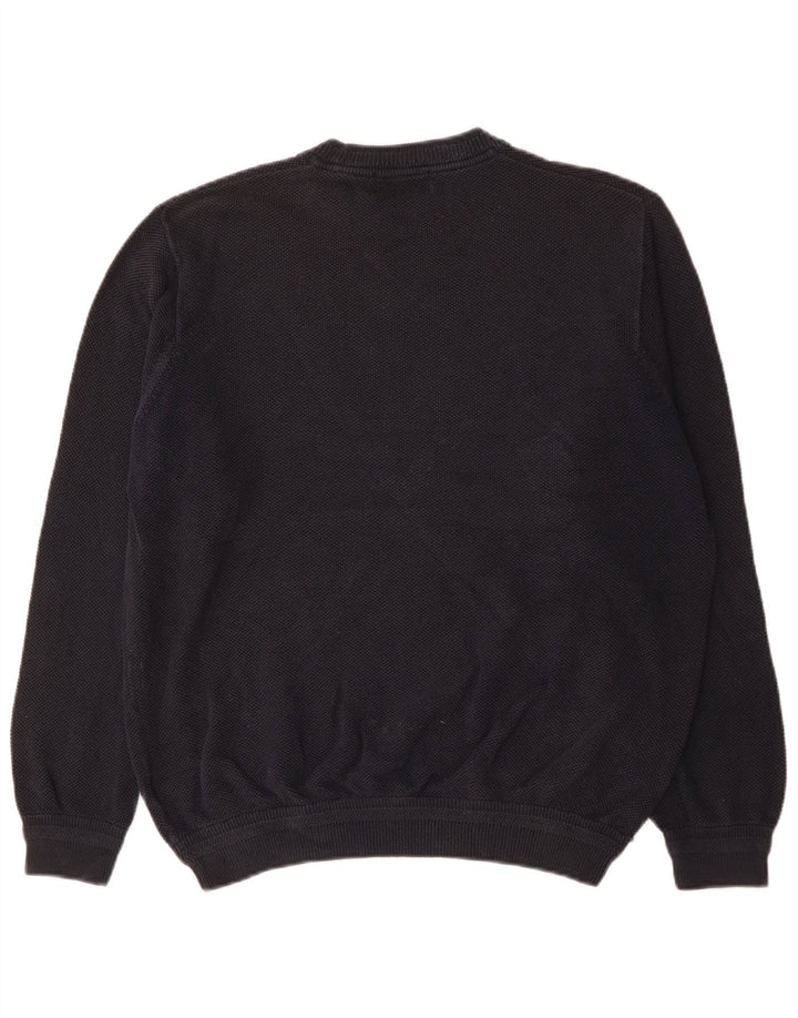 Marks & Spencer Herre Blue Harbor Crew Neck sweater Medium Navy Blue