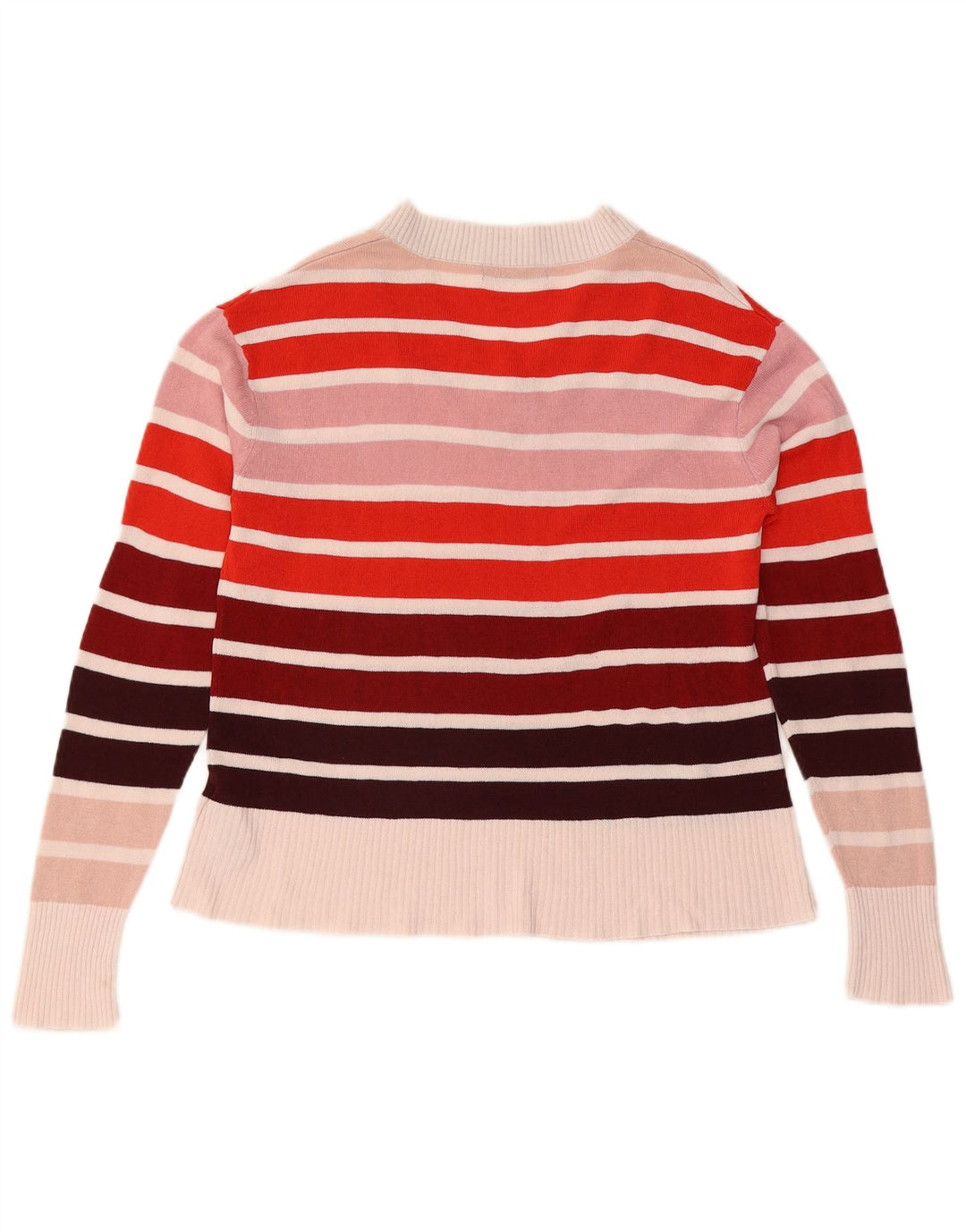 Marks & Spencer Dame V-hals sweater UK 12 Medium Flerfarvet
