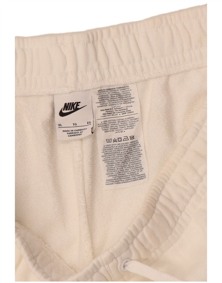 NIKE Sportshorts til mænd XL Hvid Bomuld