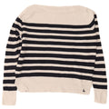 JACK WILLS Dame Oversized Boat Neck Jumper Sweater UK 8 Small Navy Blue