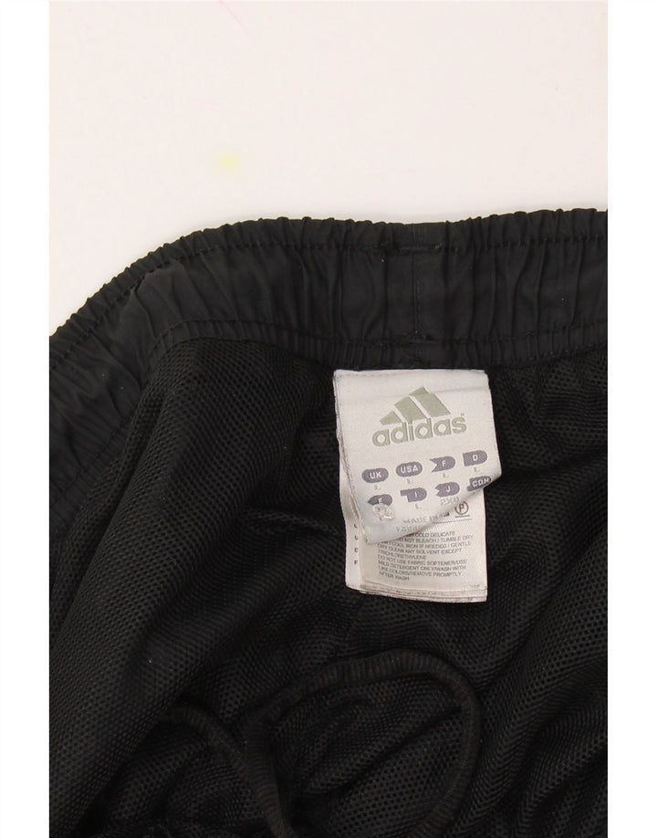 ADIDAS Mens Tracksuit Trousers Large  Black Polyester Vintage Adidas and Second-Hand Adidas from Messina Hembry 