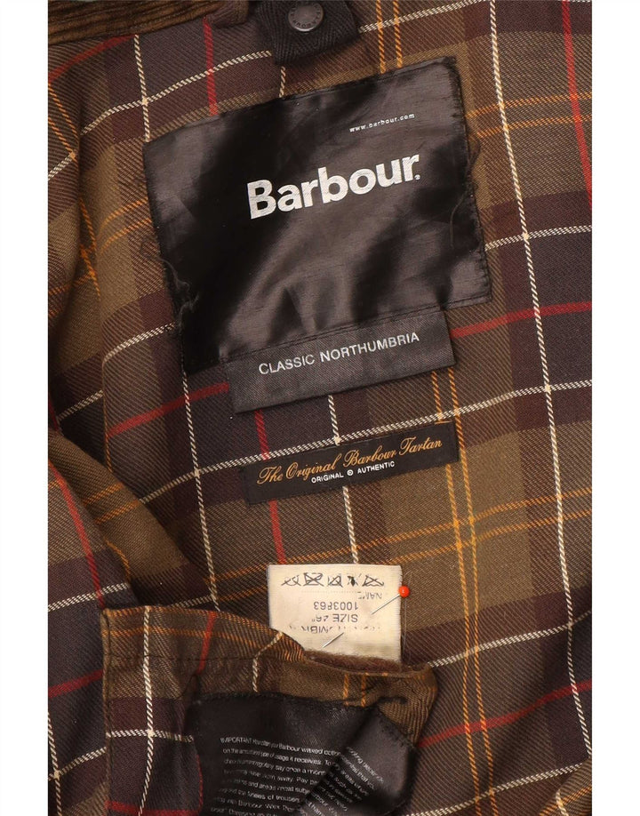Barbour Herre vokset bomuldsjakke UK 46 XL Brun