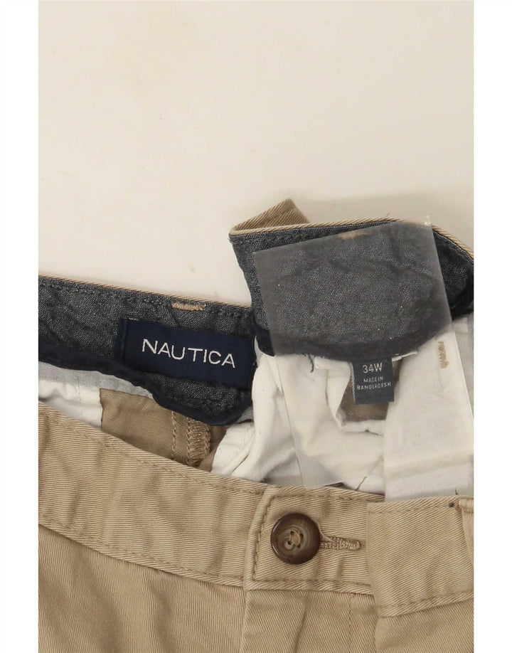 Nautica Herre Chino Shorts W34 Large Beige
