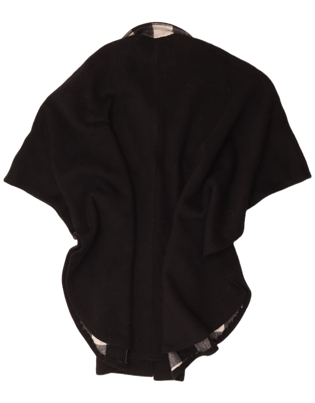 Althof Petit Paris Dame Poncho Frakke EU 38 Medium Sort Uld
