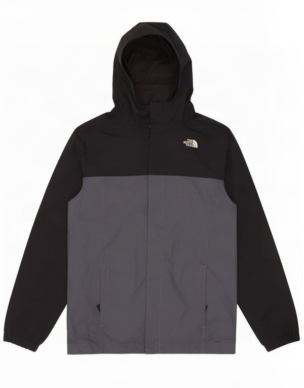 The North Face Boys Regnjakke med hætte 14-15 år XL Sort Colourblock
