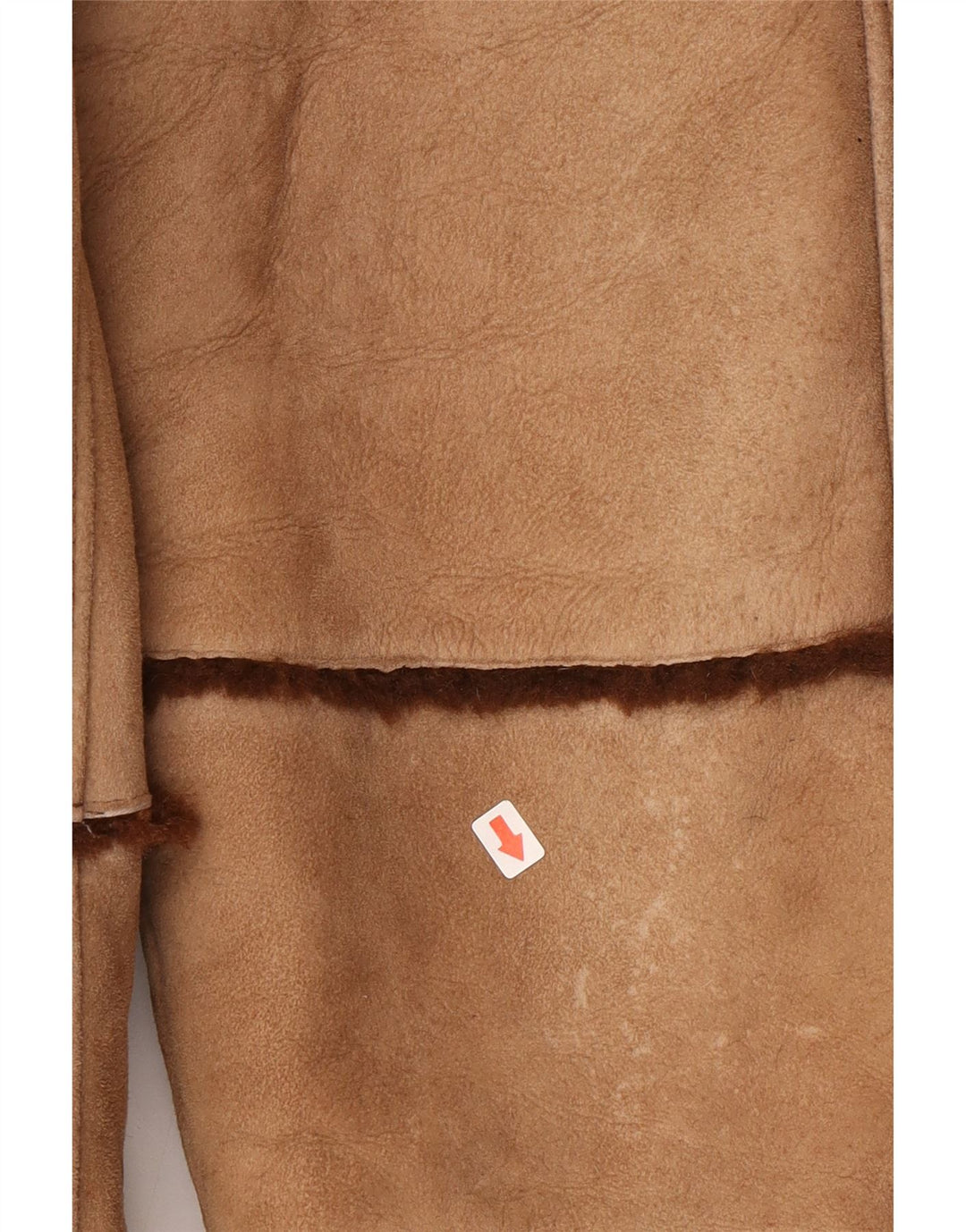 Vintage Dame Shearling Coat UK 16 Large Beige