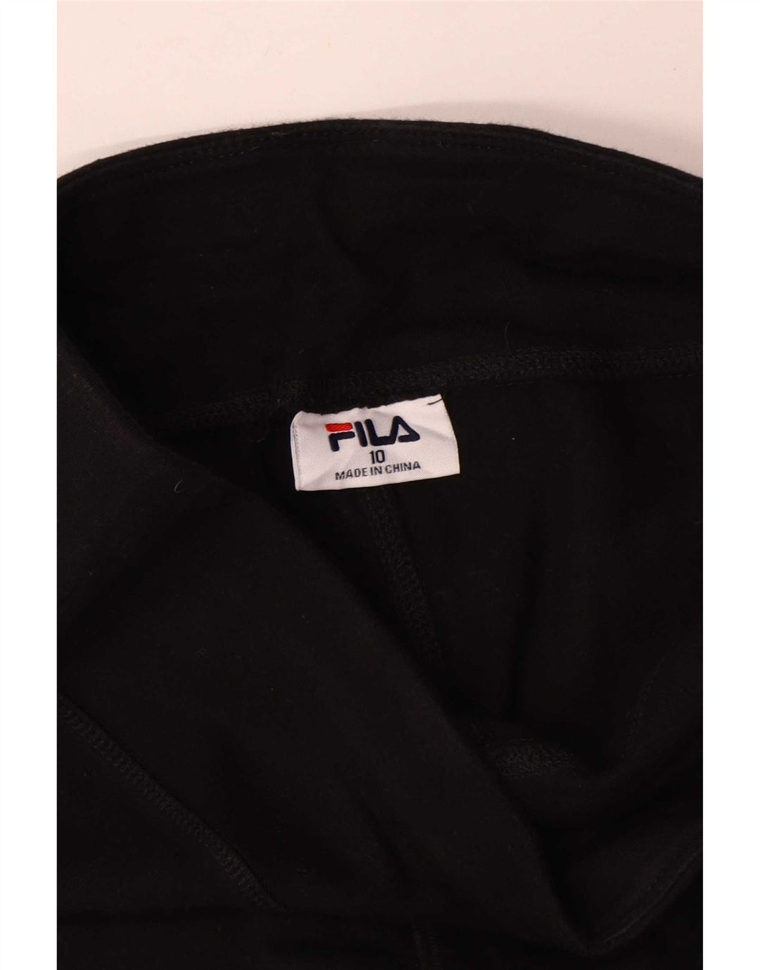 Fila Graphic Leggings til kvinder UK 10 Small Black