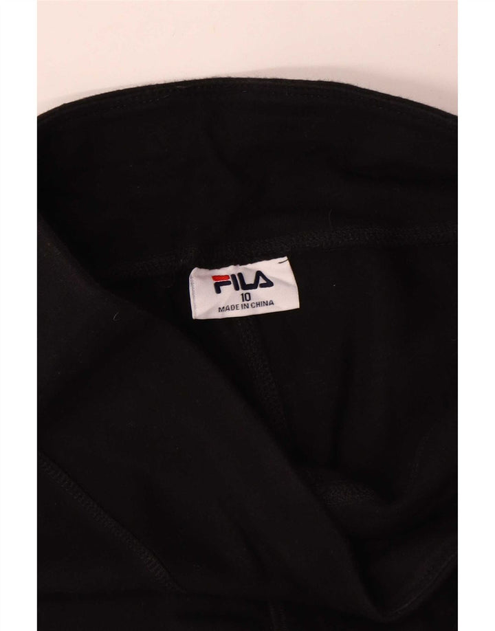 Fila Graphic Leggings til kvinder UK 10 Small Black