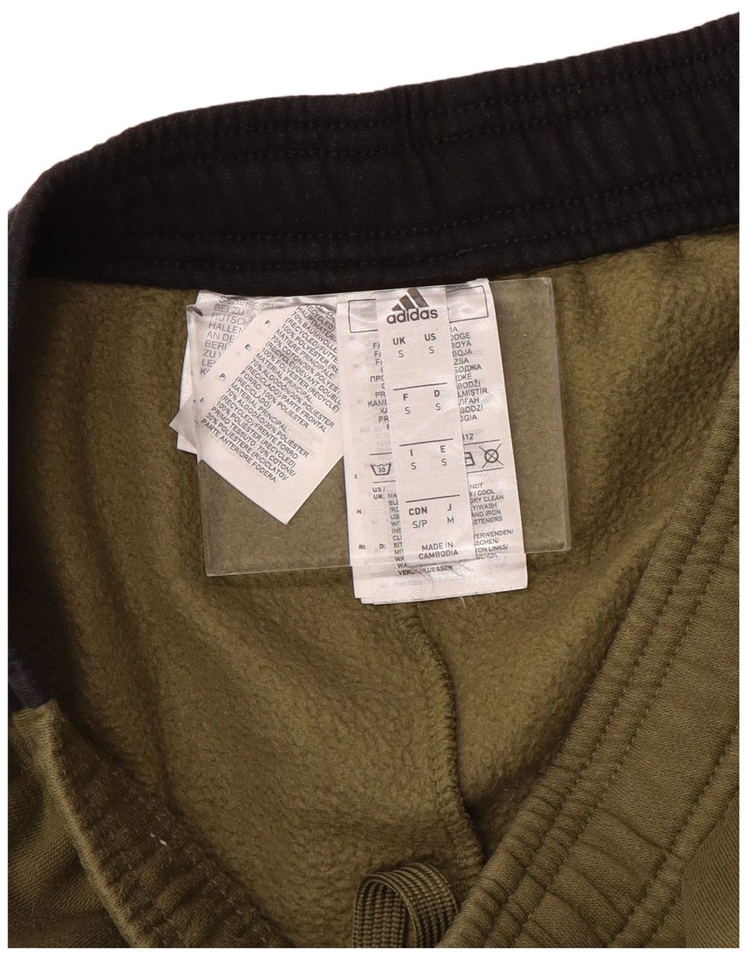 ADIDAS Træningsdragtsbukser til mænd Små Khaki Bomuld
