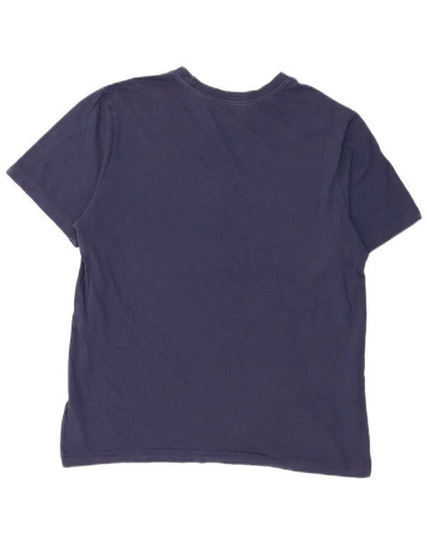 Nike T-shirt til mænd, medium marineblå bomuld