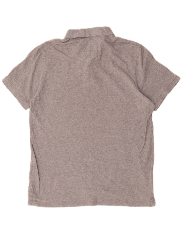 Besætningstøj Herre poloshirt Stor grå bomuld