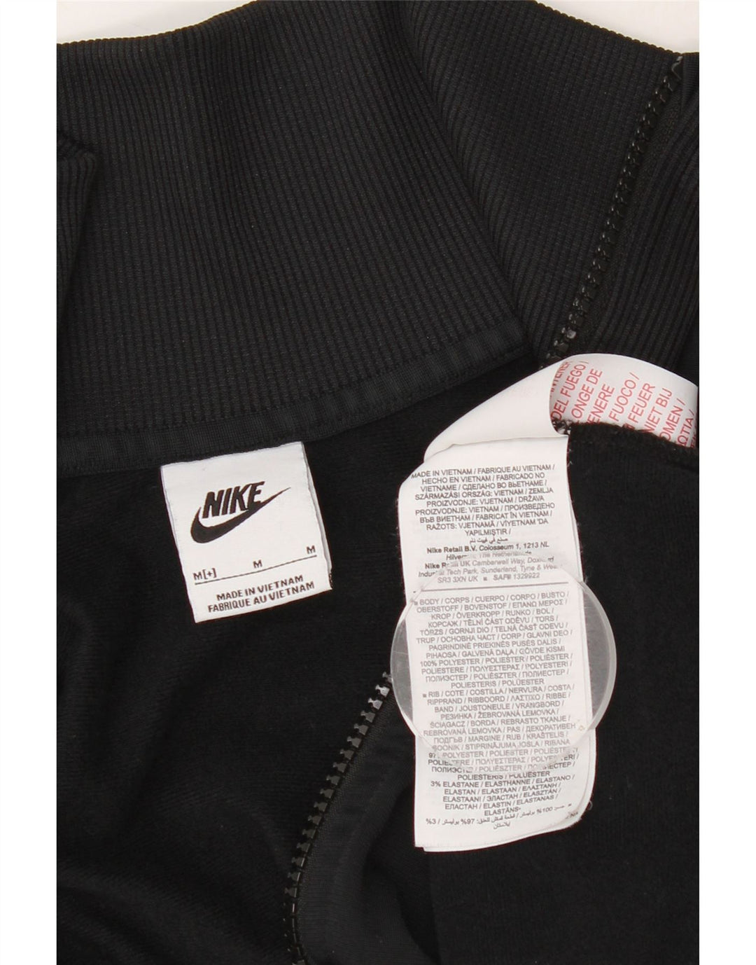 Nike piger hel træningsdragt 10-11 år medium sort polyester