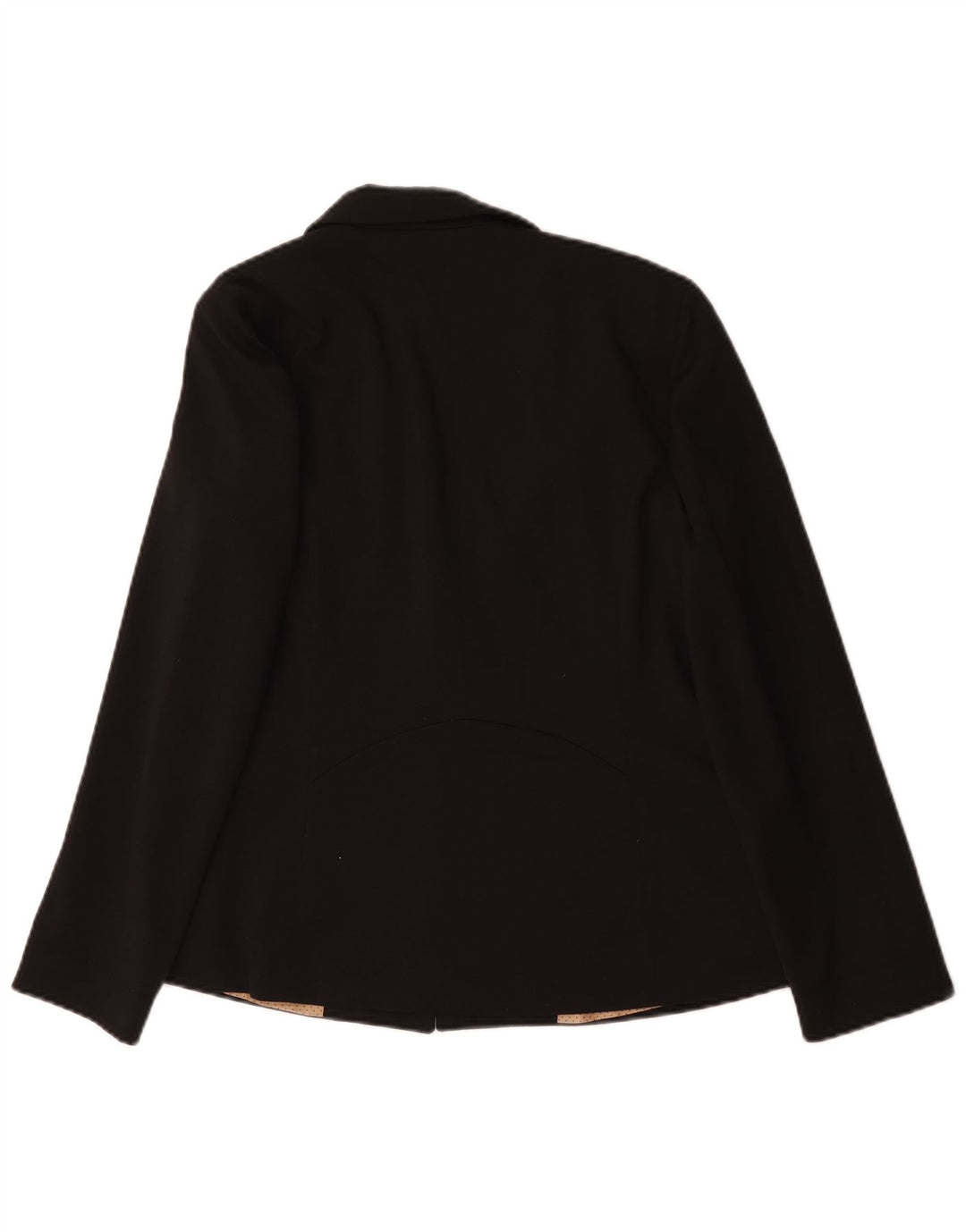 Oasis Dame 1 Knap Blazer Jakke UK 12 Medium Sort Polyester