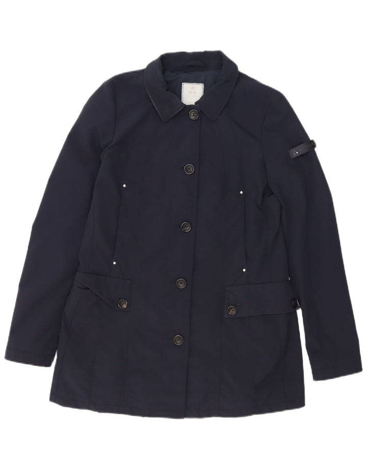 PEUTEREY Dame Windbreaker Jacket IT 44 Medium Navy Blue Polyamid