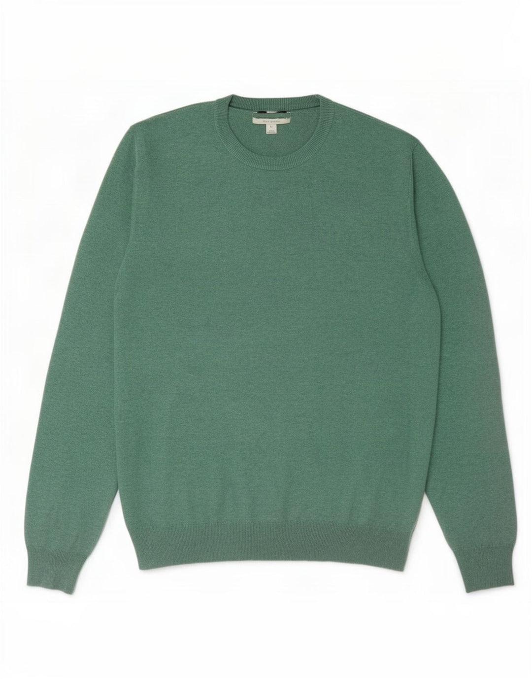 Marks & Spencer Herre sweater med rund hals XL Grøn bomuld