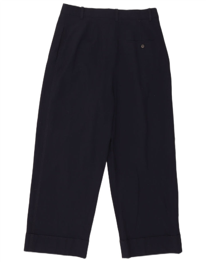 Zara Dame Pegged Chino Bukser Medium W30 L26 Navy Blue