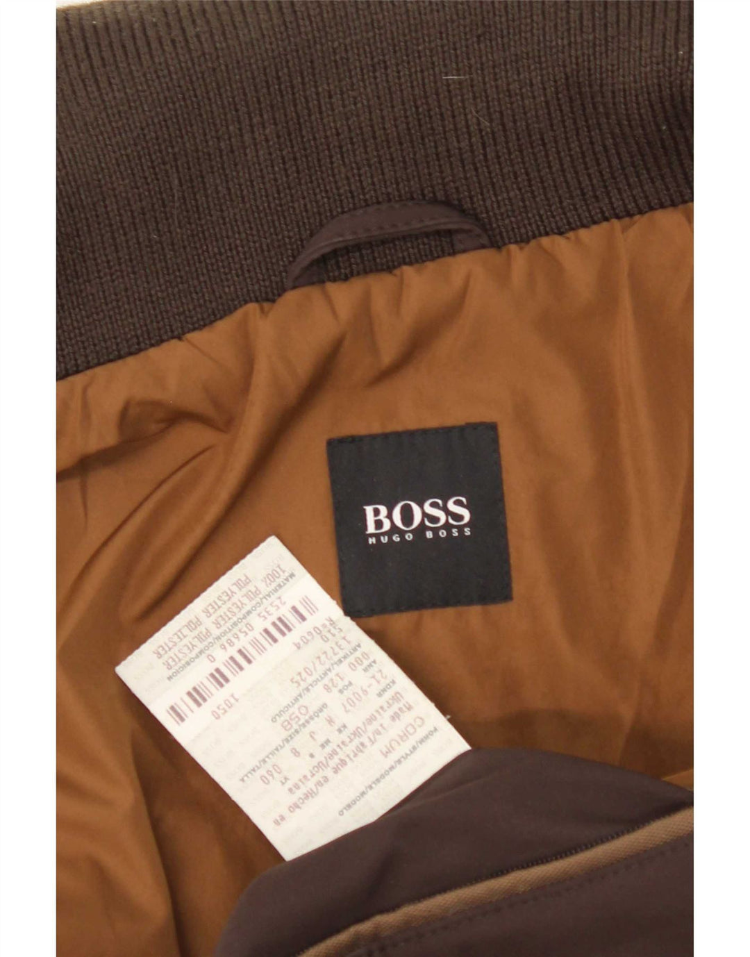 Hugo Boss Herre Utility Jacket EU 58 3XL Brun Polyester