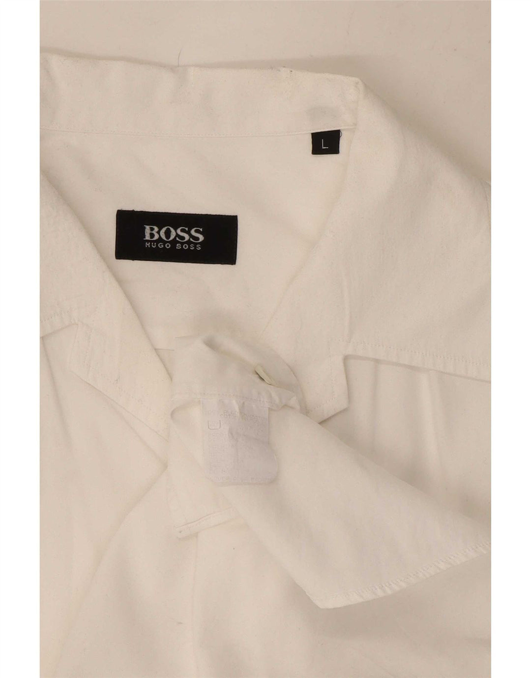 Hugo Boss Herreskjorte Stor hvid bomuld