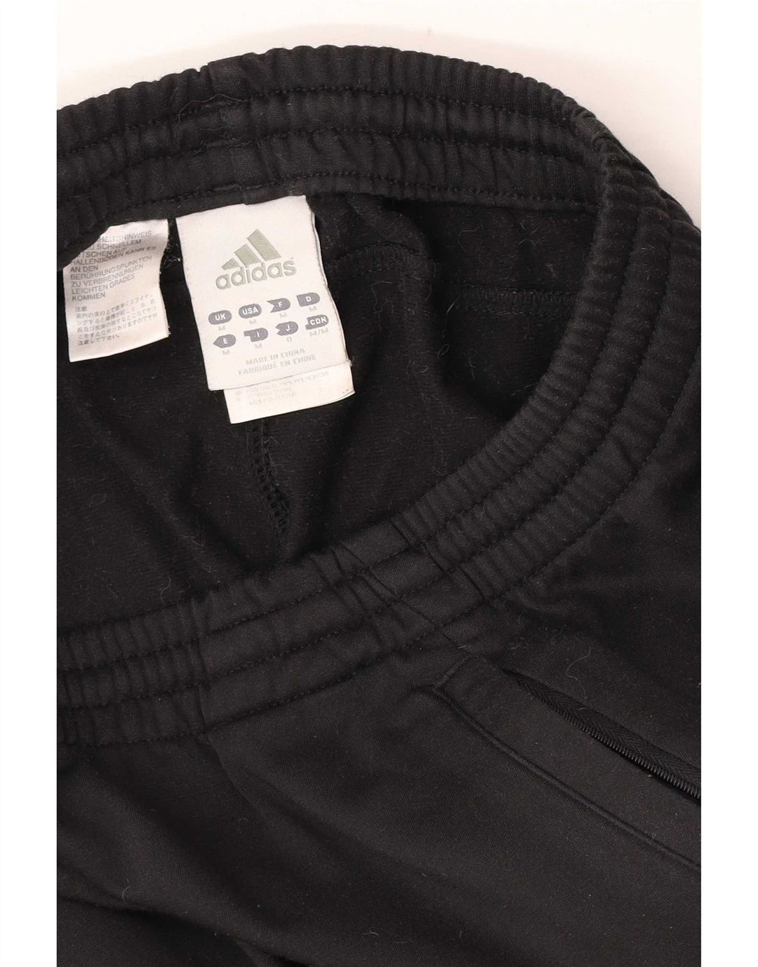Adidas Træningsdragtsbukser til mænd Medium Sort Polyester