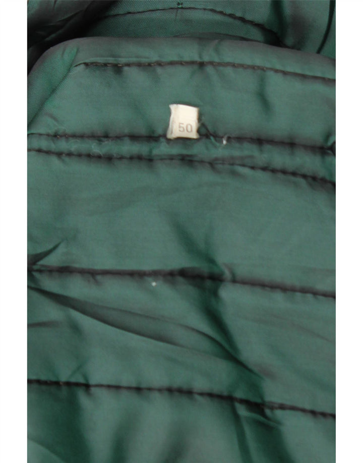 VINTAGE Mens Suede Jacket IT 50 Large Brown