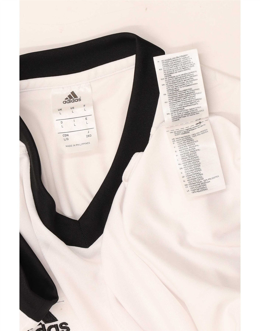 Adidas Herre Climalite T-Shirt Top Stor Hvid Polyester