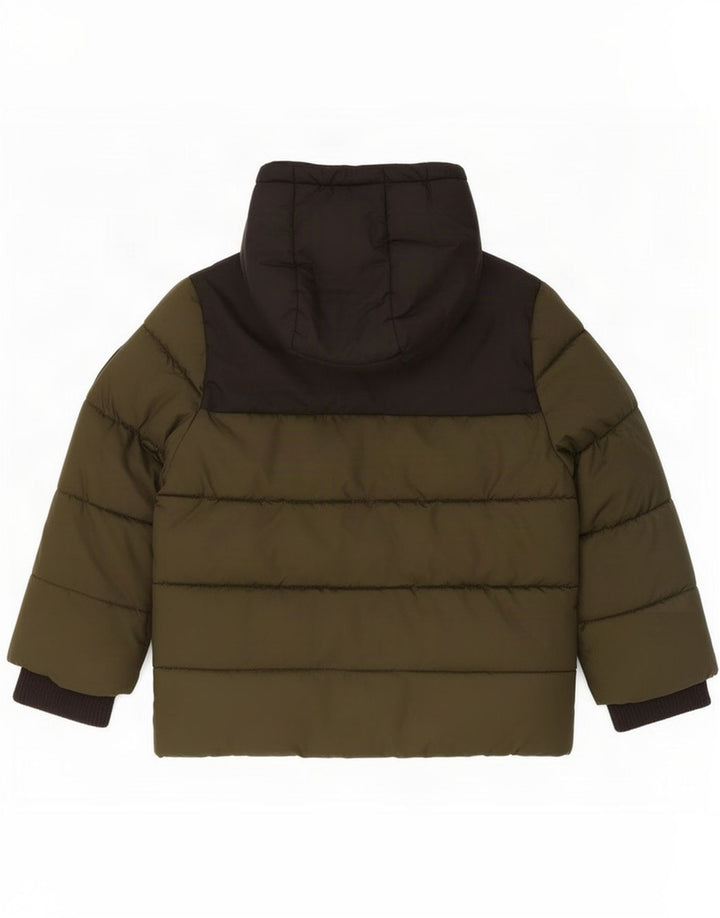 Michael Kors drenge hættepolstret jakke 2-3 år Khaki Colourblock