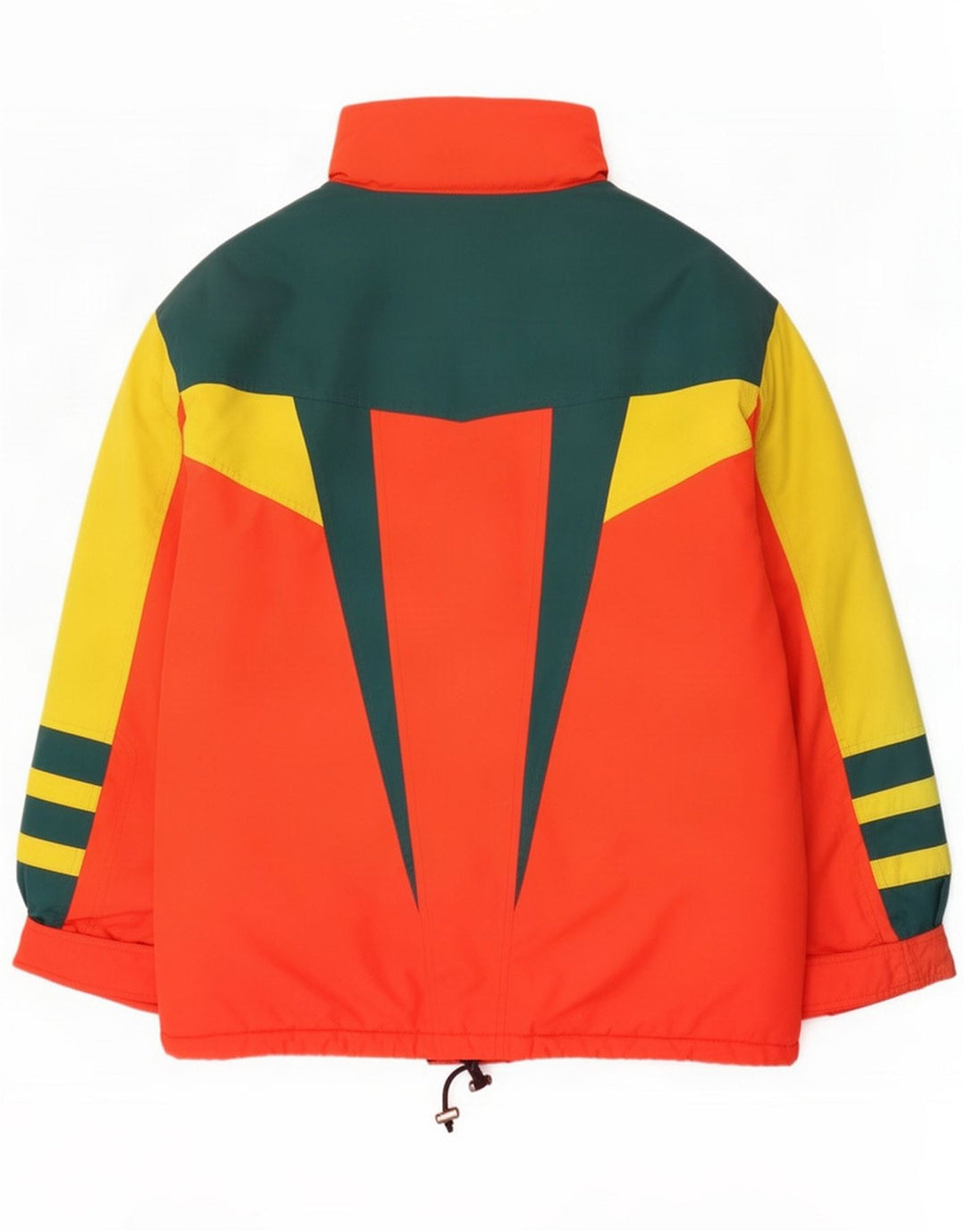 Fila Herre grafisk skijakke IT 50 Large Orange Colourblock Polyester