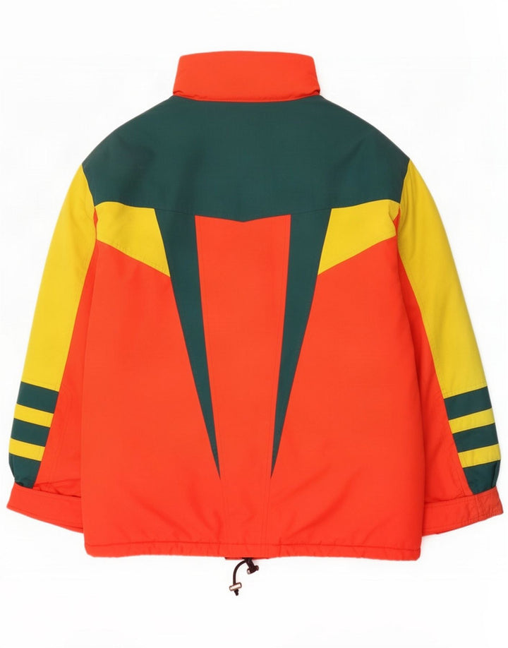 Fila Herre grafisk skijakke IT 50 Large Orange Colourblock Polyester