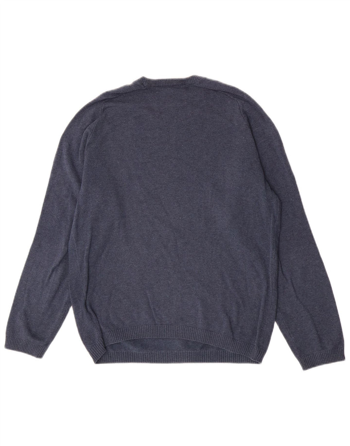 Penguin Herre Crew Neck Jumper Sweater lille blå bomuld