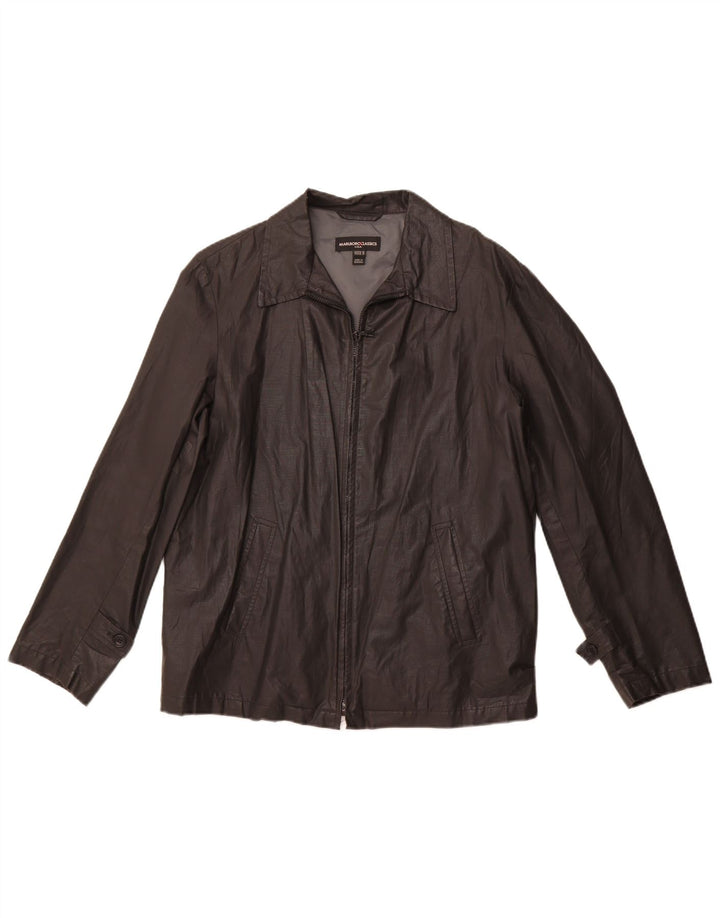 MARLBORO CLASSICS Bomberjakke til mænd EU 48 Medium Sort hør