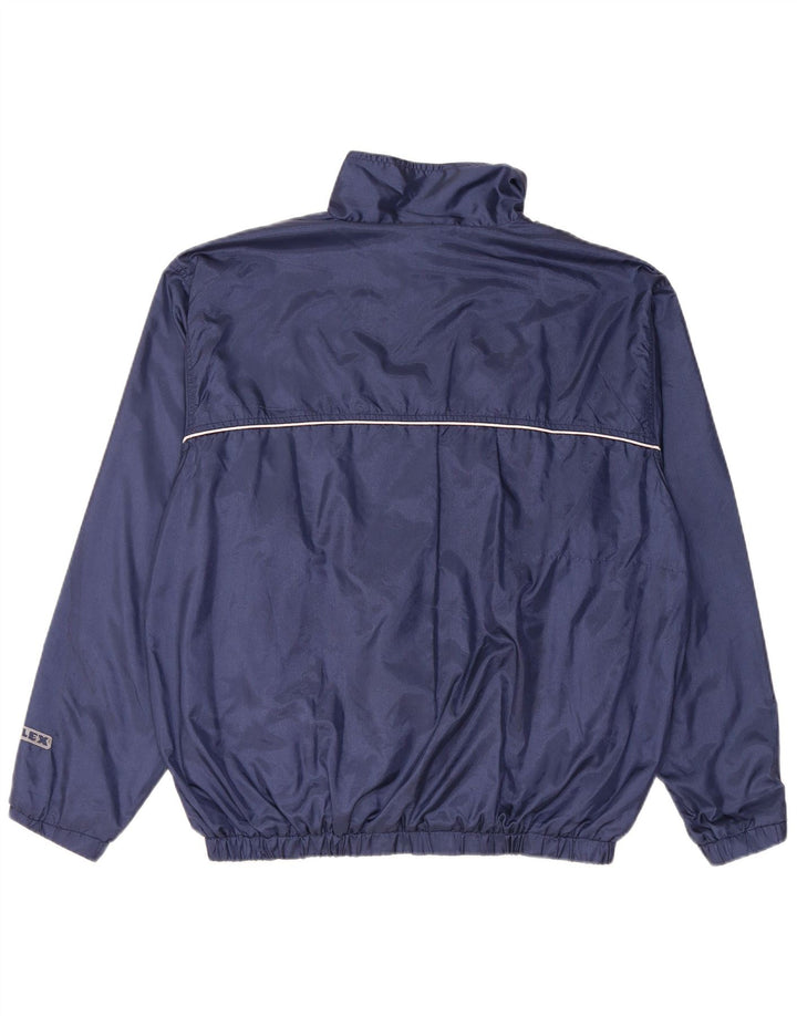 ALEX Træningsdragt topjakke til mænd UK 38 Medium Navy Blue Colourblock Polyamid