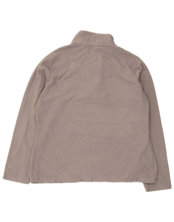 Mountain Warehouse Dame lynlås hals Fleece Jumper UK 16 Stor grå polyester