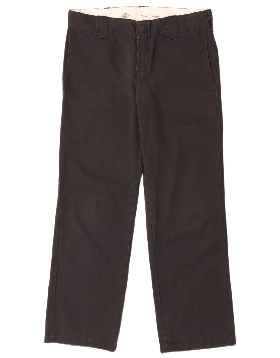 Dickies Herre Slim Straight Chino Bukser W30 L30 Sort Polyester