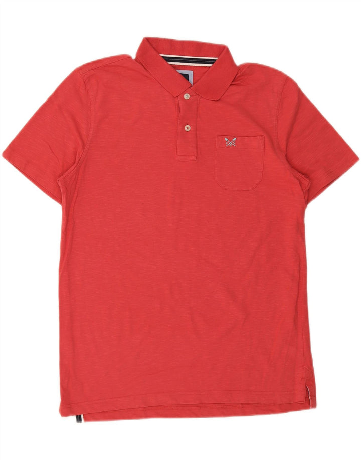 Besætningstøj Herre poloshirt Medium rød bomuld