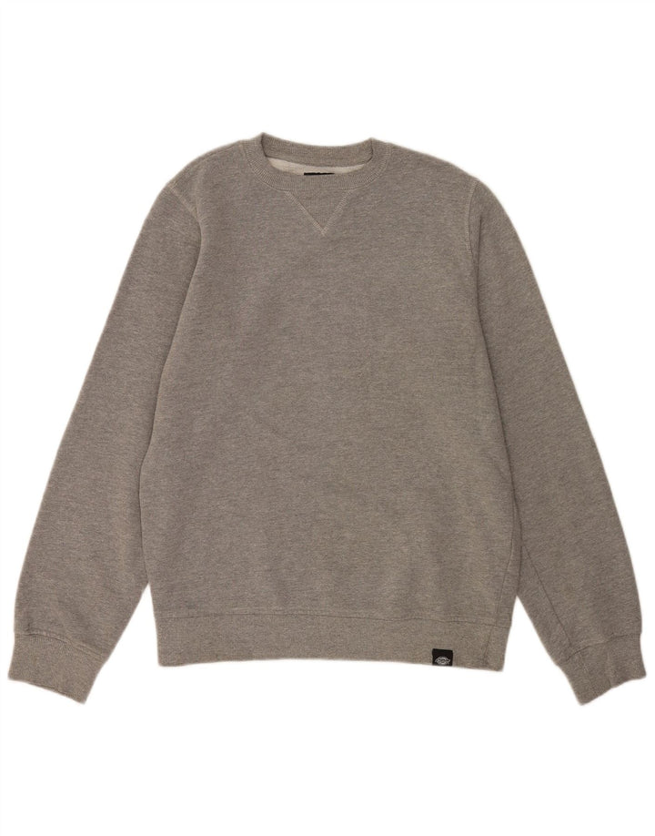 Dickies Herre Sweatshirt Jumper Lille Grå Bomuld