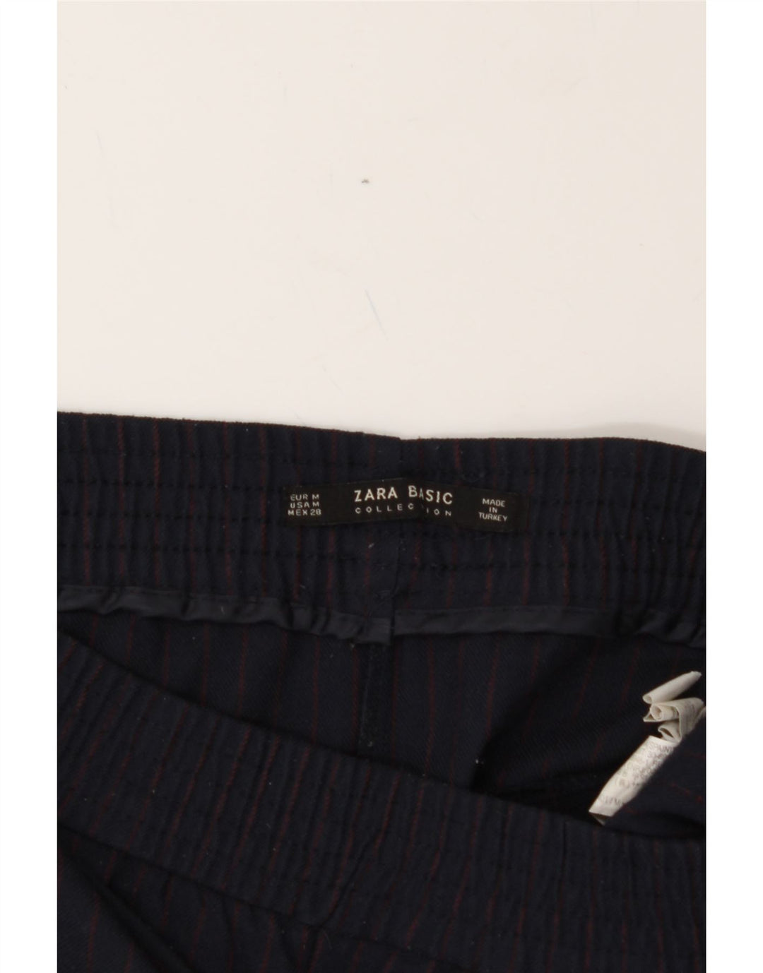 ZARA Mens Tracksuit Trousers Joggers Medium  Navy Blue Polyester Vintage Zara and Second-Hand Zara from Messina Hembry 