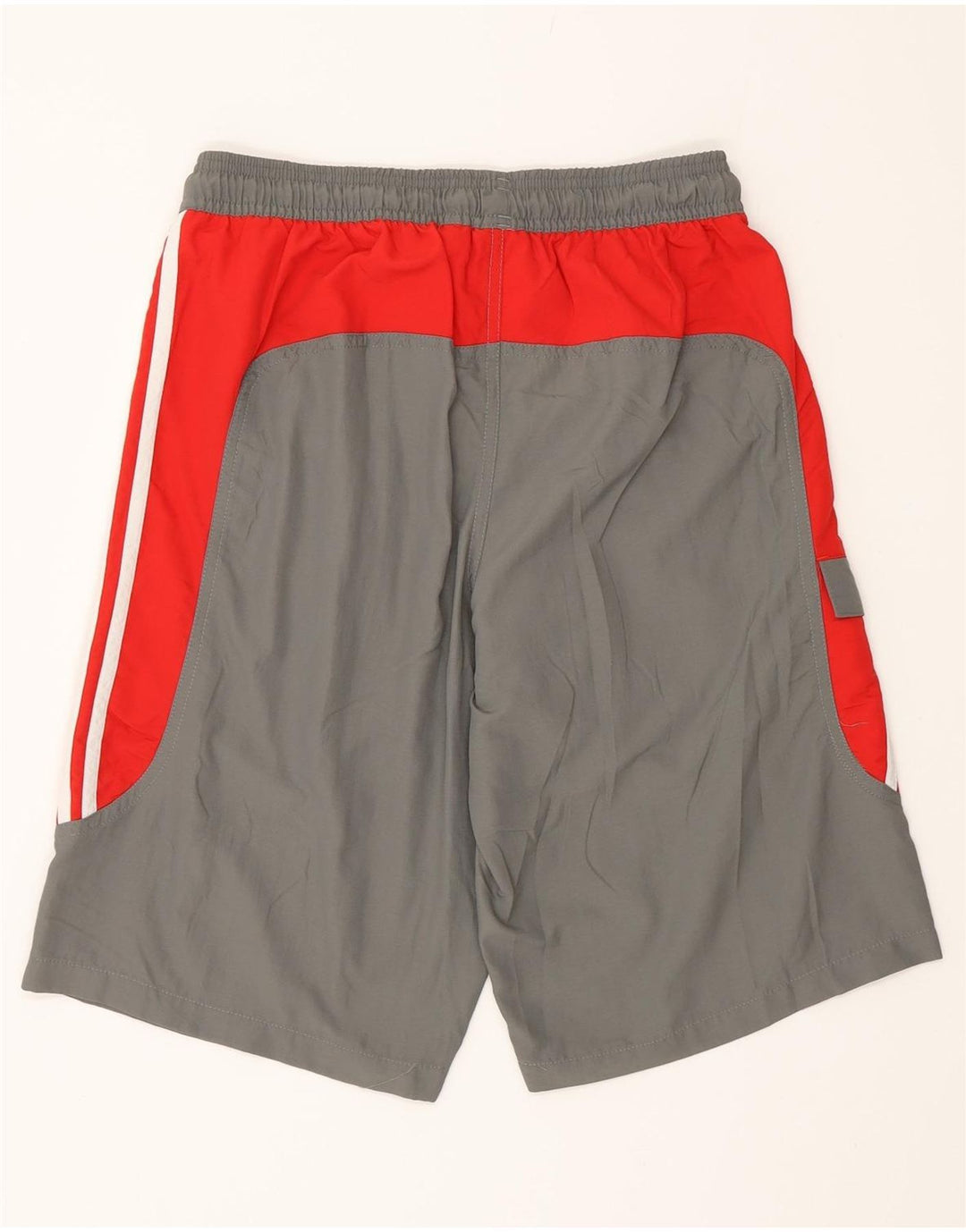 Adidas Badeshorts til mænd Small Grå Colourblock Polyester