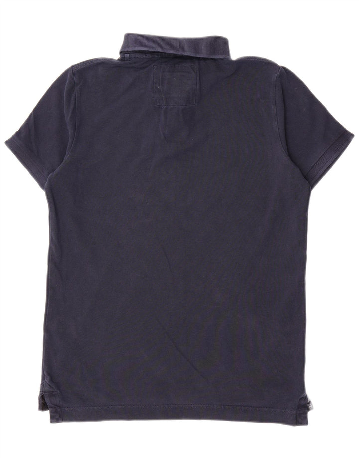 Superdry herre poloshirt Stor marineblå bomuld