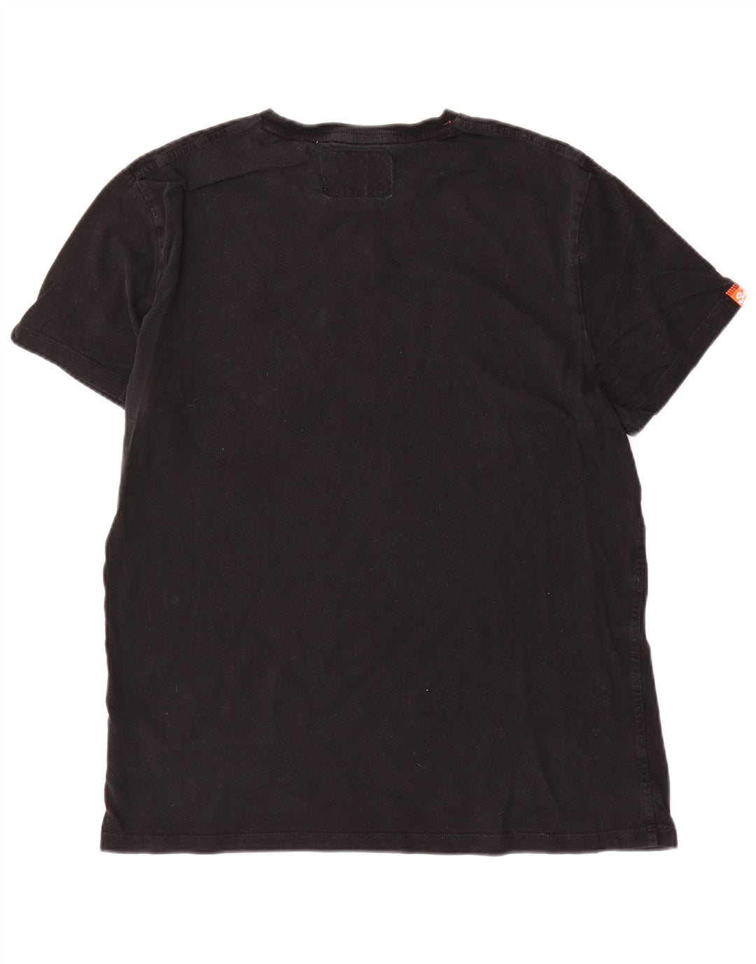 Superdry T-shirt top til mænd XL sort bomuld