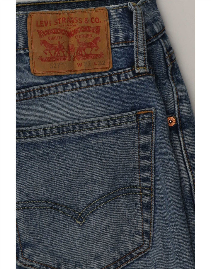 Levi's Herre 527 Bootcut Jeans W32 L32 Blå Bomuld