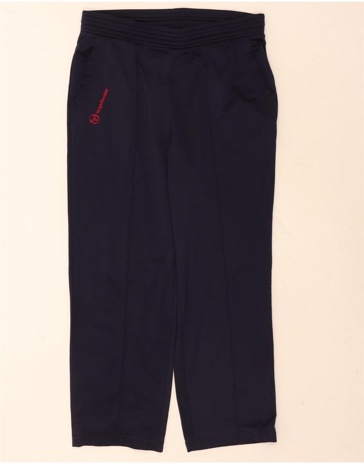 Sergio Tacchini Herre fuld træningsdragt IT 46 Small Navy Blue Colourblock