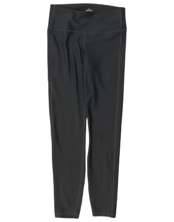 Under Armour Grafiske Leggings til kvinder UK 12 Medium Grey Polyester