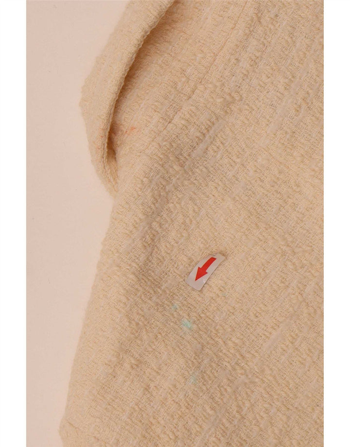 Zara Bolero-jakke til kvinder UK 10 Small Off White Bomuld