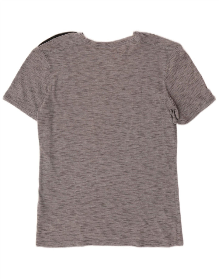 Guess Herre T-Shirt Top Stor Grå Flecked Polyester