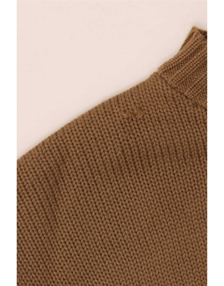 Paul Smith Dame Cardigan Sweater UK 20 2XL Beige Uld
