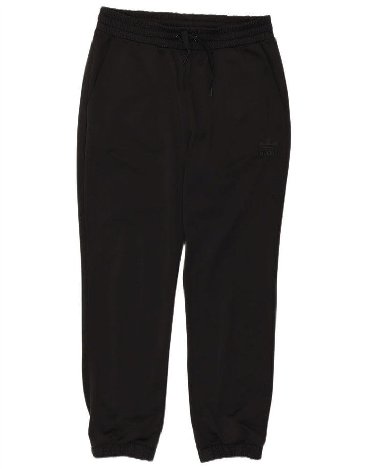 Adidas Dame træningsdragt Bukser Joggers UK 14 Medium Sort Polyester