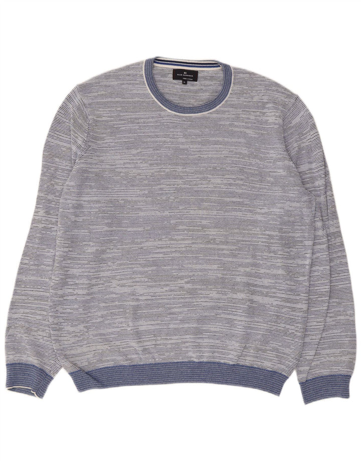Marks & Spencer Herre Blue Harbor Crew Neck sweater XL Blue Flecked