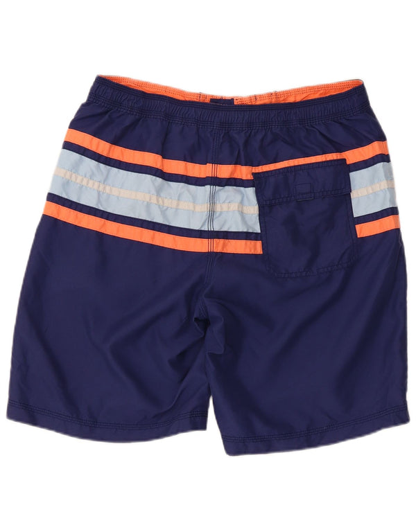 Izod Badeshorts til mænd Medium Navy Blue Colourblock Polyester
